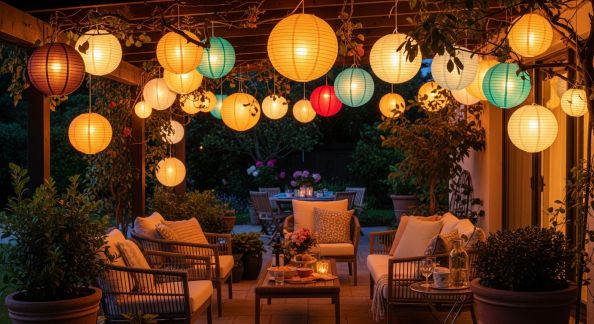 Décorer Votre Patio avec des Lanternes en Papier Fait Maison
