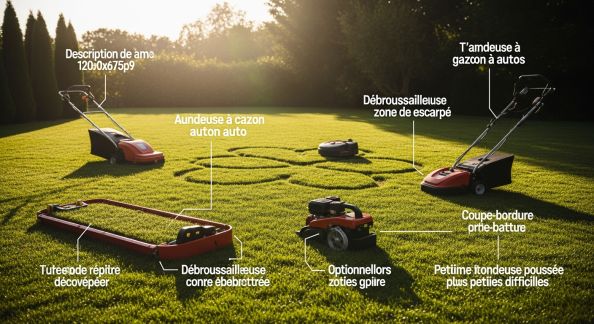 Pelouses en pente : quel matériel privilégier pour un entretien facile