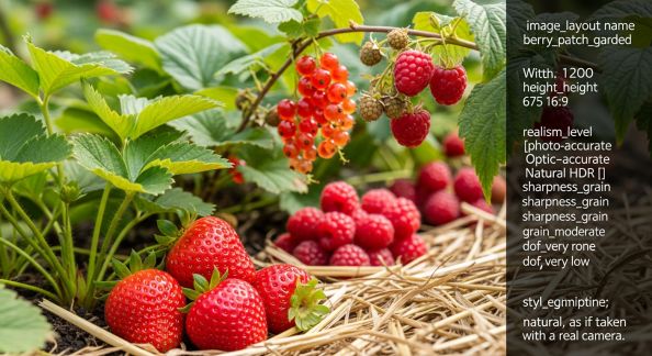 Cultiver des petits fruits au potager : framboises, fraises et groseilles