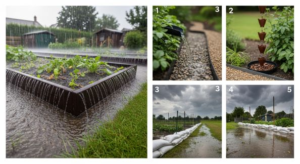 Comment protéger le jardin des fortes pluies et inondations saisonnières
