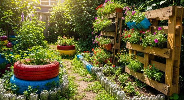 Environnement : Les Jardins Recyclés, une Tendance Durable