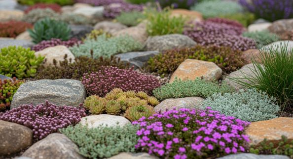 Plantes de rocaille : variétés et conseils pour réussir votre massif