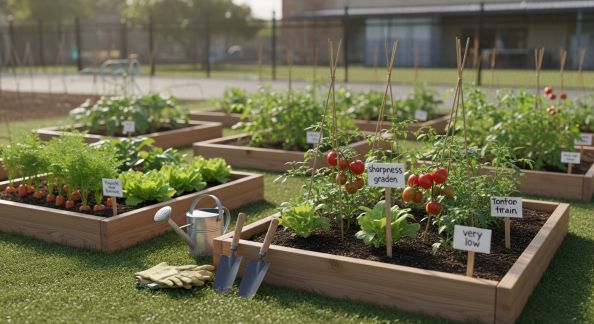 Sensibiliser les jeunes : l’éducation à l’environnement par le jardin scolaire