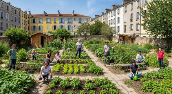 Initiatives vertes dans les quartiers populaires : des jardins pour tous