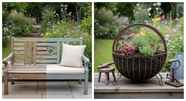 Donner une Seconde Vie à vos Vieux Meubles de Jardin